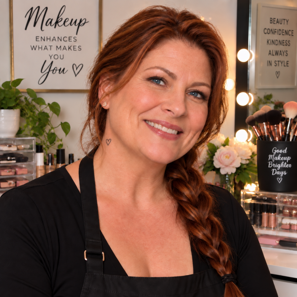 Makeup artist and hair stylist Amy Lea.